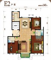 建邦华庭三居欧美风