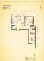 华龙美钰 三居室 新中式风格