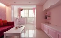 家装简约粉色公寓图