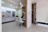 120平米现代家装三居室设计效果图