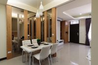 120平米现代家装三居室设计效果图