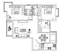 东亚?朗悦居（130平）古典韵味风案例赏析