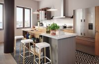 时尚摩登混搭二居装修案例