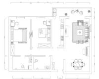 天通苑西-简约风格-三居室
