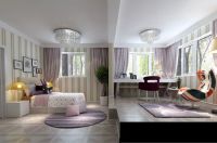 上东8现代简约把整个空间营造出宽敞干净舒适的