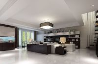 上东8现代简约把整个空间营造出宽敞干净舒适的