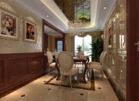 华侨城-四居室-欧式古典风格