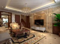 华侨城-四居室-欧式古典风格