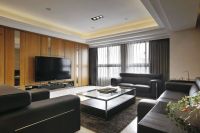 现代简约三室一厅家居图片