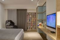 现代日式风格120平米三居室欣赏