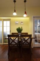 田园风格三室一厅家居装饰效果图