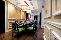 美式现代三居设计装饰效果图