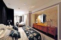 美式现代三居设计装饰效果图