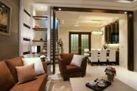 美式装饰客厅吊顶欣赏2015