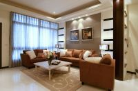 美式装饰客厅吊顶欣赏2015