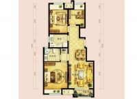 金地朗悦 三居 欧式风格