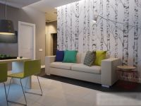 时尚现代二居装潢设计