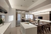 简约家庭三居设计装饰效果图