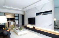 现代时尚90平米三居欣赏