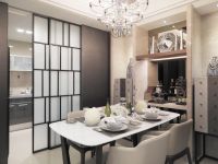 古典装修三室两厅效果图