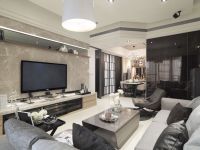 古典装修三室两厅效果图