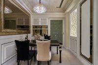 美式古典时尚四居室效果图