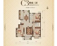 远洋一方三居现代