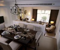 复古简欧别墅室内设计装饰效果图