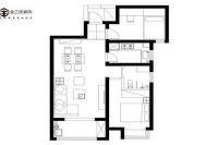 北京城建·琨廷-现代简约-二居室