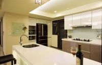 现代时尚三室两厅效果图