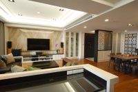 现代时尚三居效果图2015