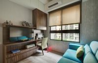 后现代时尚客厅电视背景墙