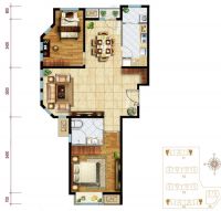 金隅翡丽89平米简约风