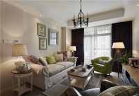 文艺美式二居装修案例