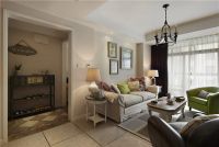 文艺美式二居装修案例