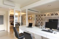 130平现代四居室设计效果图片