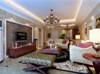 保利金泉-欧式风格-三居室