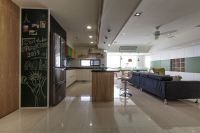 活跃的色彩  265平米现代简约设计