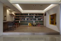 活跃的色彩  265平米现代简约设计