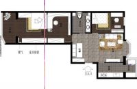 现代简约—瑞丽江畔—二居室