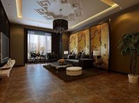 龙山华府 三居 中式风格