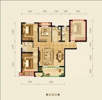 孔雀城二居欧式