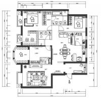 花语城-现代简约-三居室-真实案例赏析