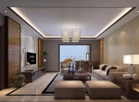 新中式风格—光大名筑—四居室