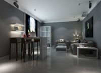 210平旭辉御府黑白灰搭配给人以稳重，成熟，