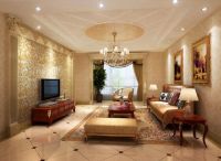 中信府-暖色调简欧风格-三居室装修