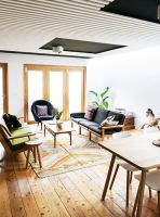 清新混搭复式家居装潢设计