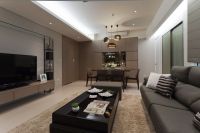 现代风格三居家装设计效果图