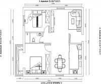 东湖湾-混搭风格-两居室精美案例