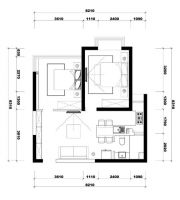 米拉小镇-简约-一居室